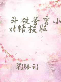 斗破苍穹小说txt精校版