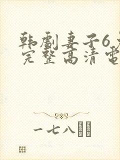 韩剧妻子6免费完整高清电视剧在线看中文