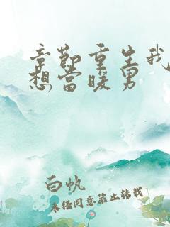 章节重生我真没想当暖男