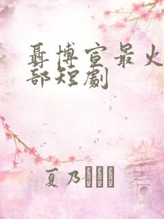 聂博宣最火的十部短剧