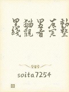 黑猫男友动漫在线观看完整免费高清