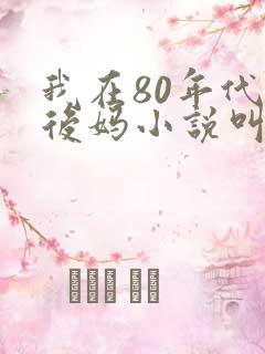 我在80年代当后妈小说叫什么