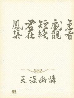 凤君短剧免费全集在线观看高清