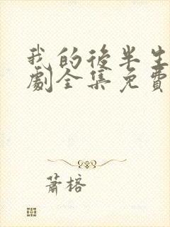 我的后半生电视剧全集免费观看高清版