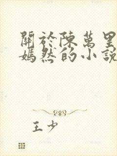 关于陈万里和唐嫣然的小说