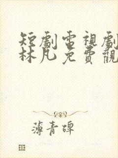 短剧电视剧大全林凡免费观看