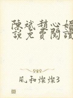 陈斌赵心媚的小说免费阅读全文最新章节