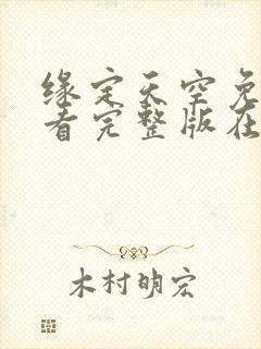 缘定天空免费观看完整版在线全集