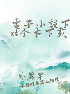 电子小说下载txt全本下载