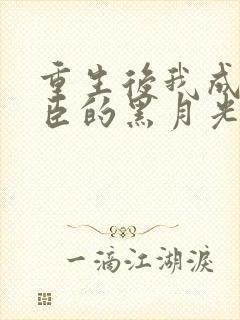 重生后我成了权臣的黑月光免费阅读