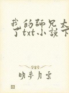 我的师兄太稳健了txt小说下载