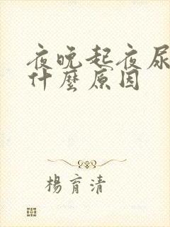 夜晚起夜尿多是什么原因