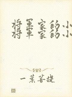 将军家的小娘子将军家的小娘子