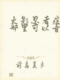 火影忍者疾风传哪里可以看