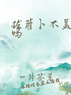 拔萝卜不盖被子吗