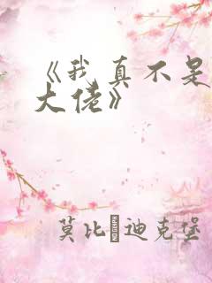 《我真不是商界大佬》