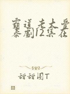 霸道老大爱上我泰剧12集在线观看