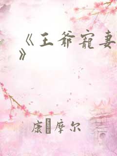 《王爷宠妻无度》
