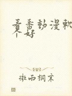 看番动漫软件哪个好