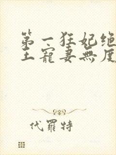 第一狂妃绝色邪王宠妻无度