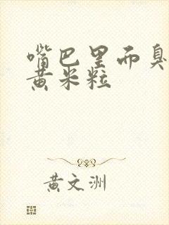 嘴巴里面臭臭的黄米粒