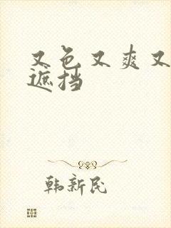 又色又爽又黄无遮挡