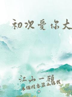 初次爱你大结局