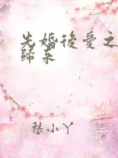 先婚后爱之亡夫归来