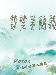 赵诗宁的堕落小说免费阅读