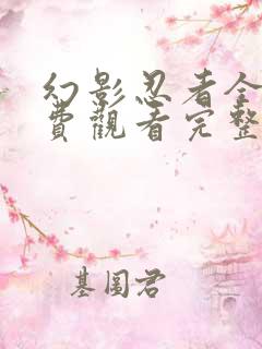 幻影忍者全集免费观看完整版中文