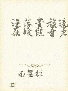 没落贵族琉璃川在线观看免费动漫