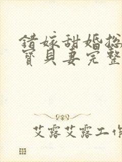 错嫁甜婚总裁的宝贝妻完整小说