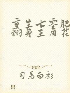 重生七零肥妻要翻身主角花昭,叶深