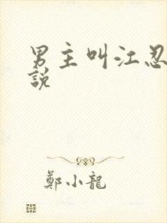 男主叫江忍的小说