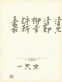 秦狩柳清清小说最新章节免费阅读