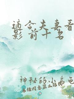 适合夫妻看的电影 前十名