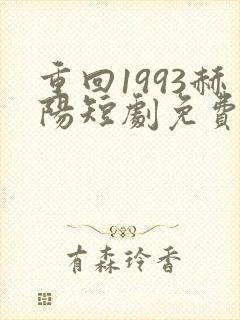 重回1993赫阳短剧免费观看