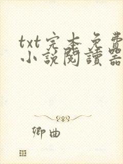 txt完本免费小说阅读器