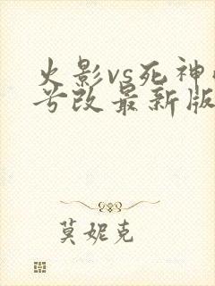 火影vs死神雨兮改最新版