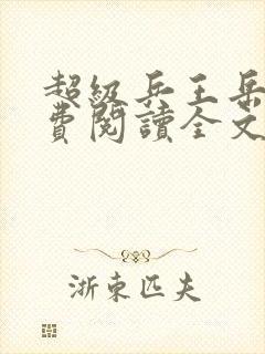 超级兵王岳峰免费阅读全文