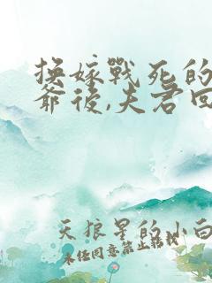 换嫁战死的小公爷后,夫君回来了