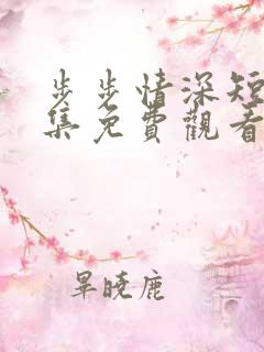 步步情深短剧全集免费观看