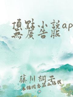 顶点小说app无广告版