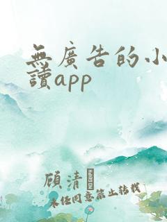 无广告的小说阅读app