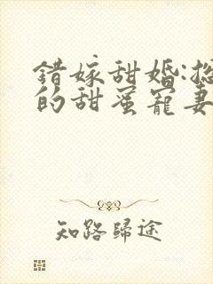 错嫁甜婚:总裁的甜蜜宠妻