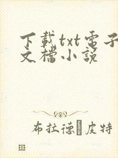 下载txt电子文档小说