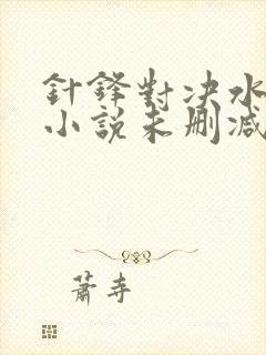 针锋对决水千丞小说未删减