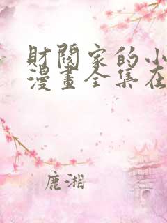 财阀家的小儿子漫画全集在线观看