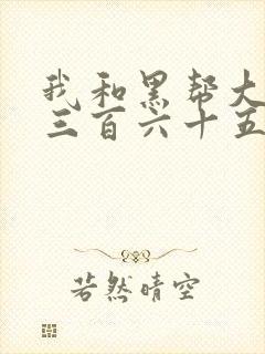 我和黑帮大佬的三百六十五天365