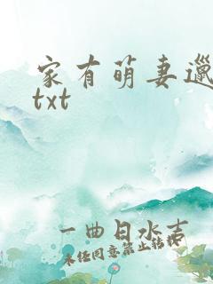 家有萌妻邋有妖txt
